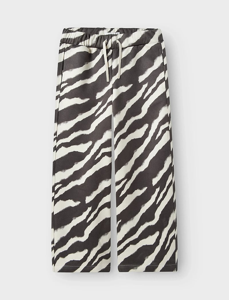 name it - NKFOFELIAS WIDE PANT - housut - black - 0