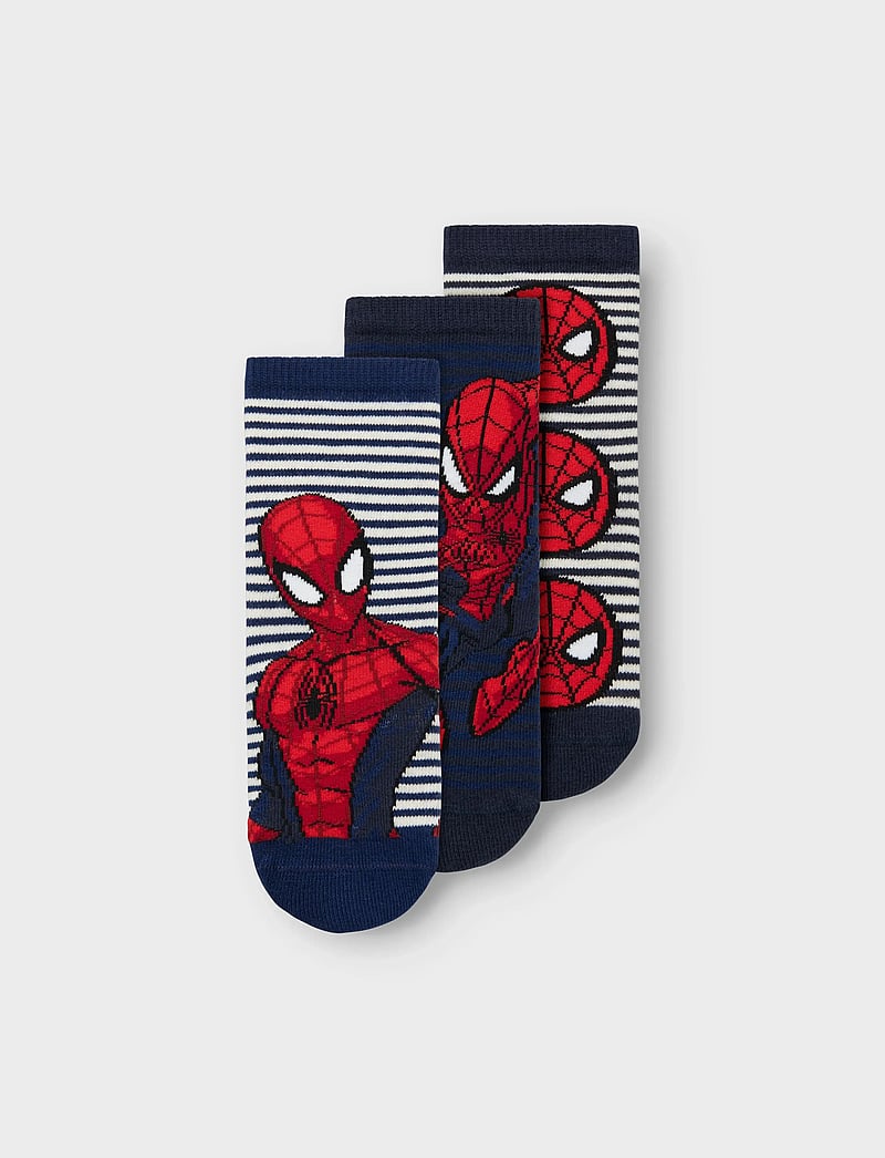 name it - NMMADUS SPIDER 3P SOCK MAR - navy blazer - 0