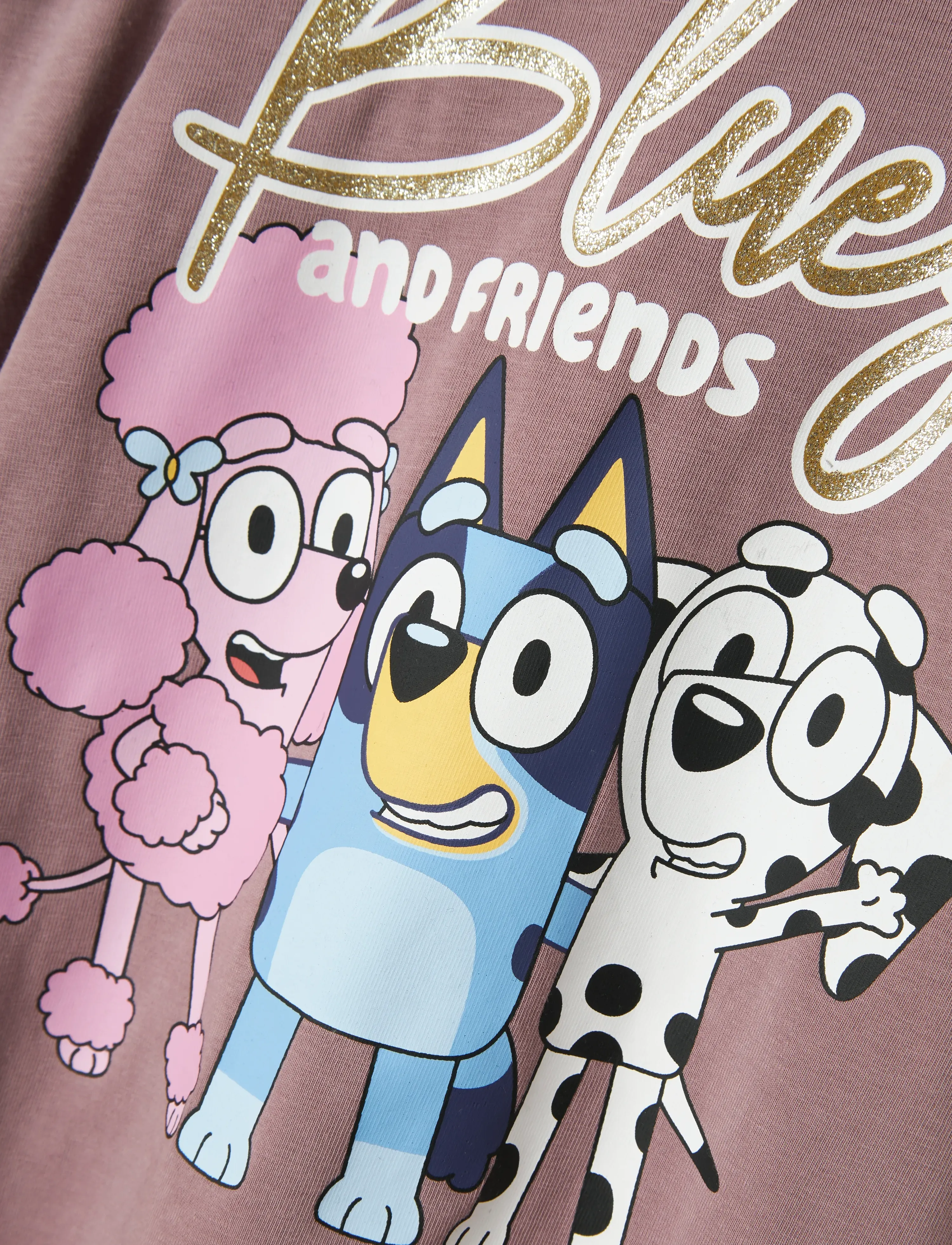 name it - NMFARIA BLUEY LS TOP NOOS SKY - long-sleeved - toadstool - 3