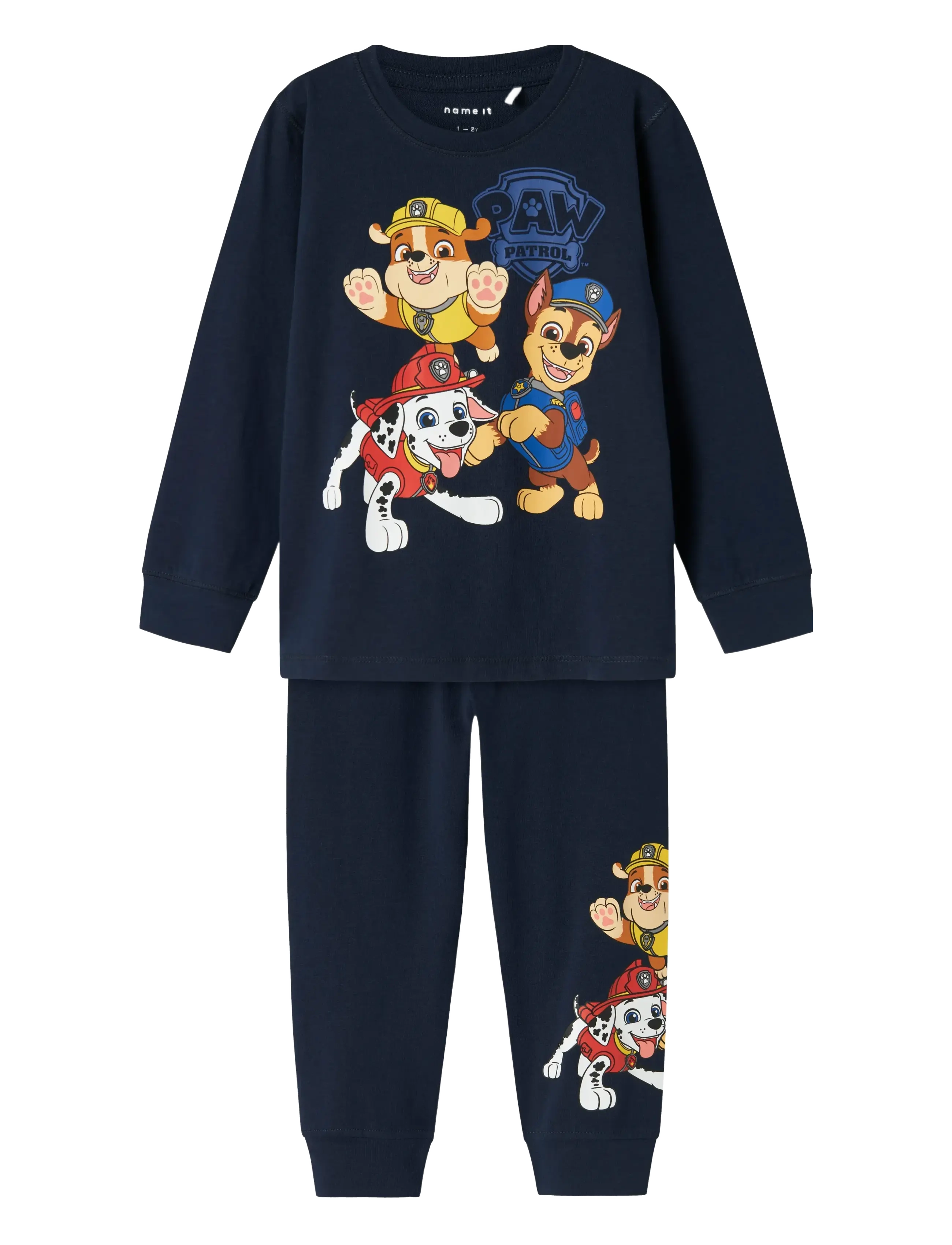 name it NMMARLO PAWPATROL LS NIGHTSET NOOS CPLG - Riided - NAVY BLAZER / navy