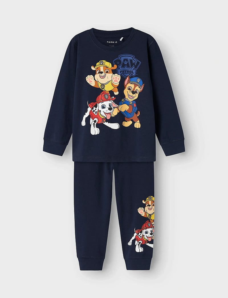 name it - NMMARLO PAWPATROL LS NIGHTSET NOOS CPLG - sets - navy blazer - 2