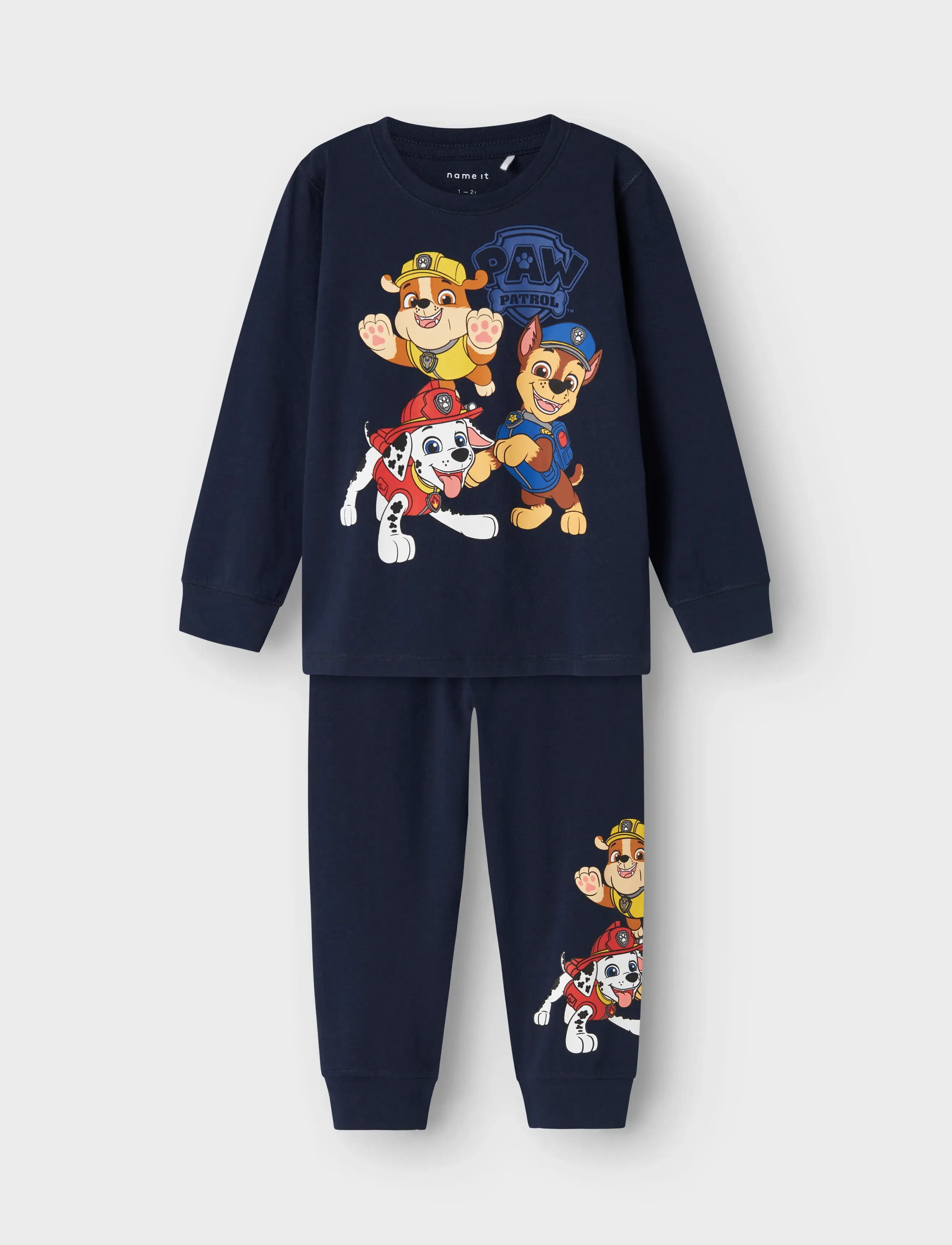 name it - NMMARLO PAWPATROL LS NIGHTSET NOOS CPLG - sett - navy blazer - 3