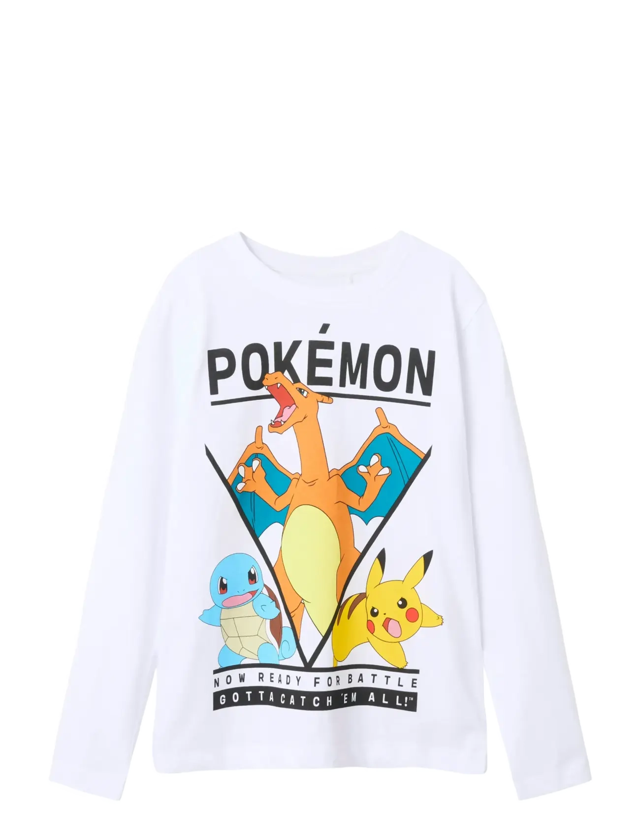 name it NKMAST POKEMON LS NREG TOP BOX NOOS SKY - Kläder - BRIGHT WHITE / white