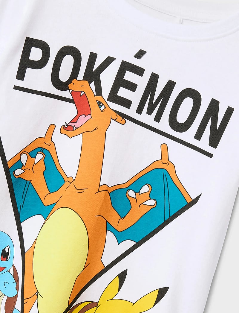 name it - NKMAST POKEMON LS NREG TOP BOX NOOS SKY - langærmede t-shirts - bright white - 3