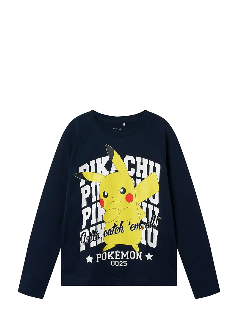 name it - NKMAST POKEMON LS NREG TOP BOX NOOS SKY - langärmelig - navy blazer - 1