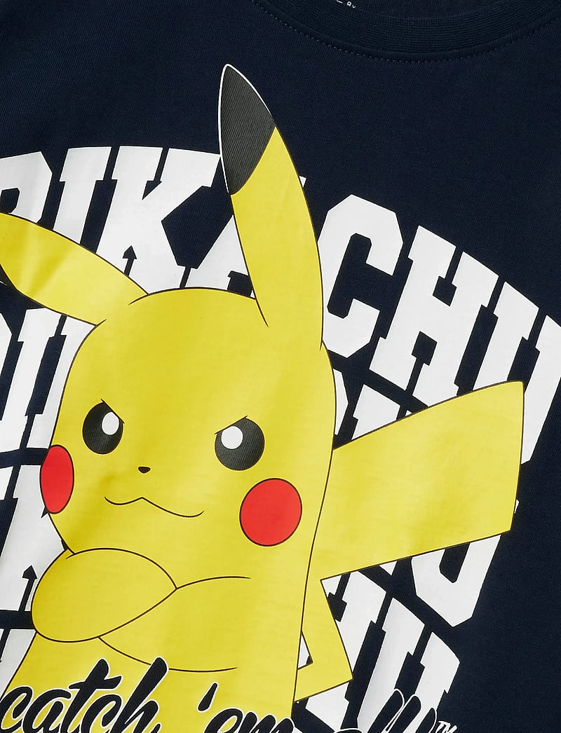 name it - NKMAST POKEMON LS NREG TOP BOX NOOS SKY - langärmelig - navy blazer - 3