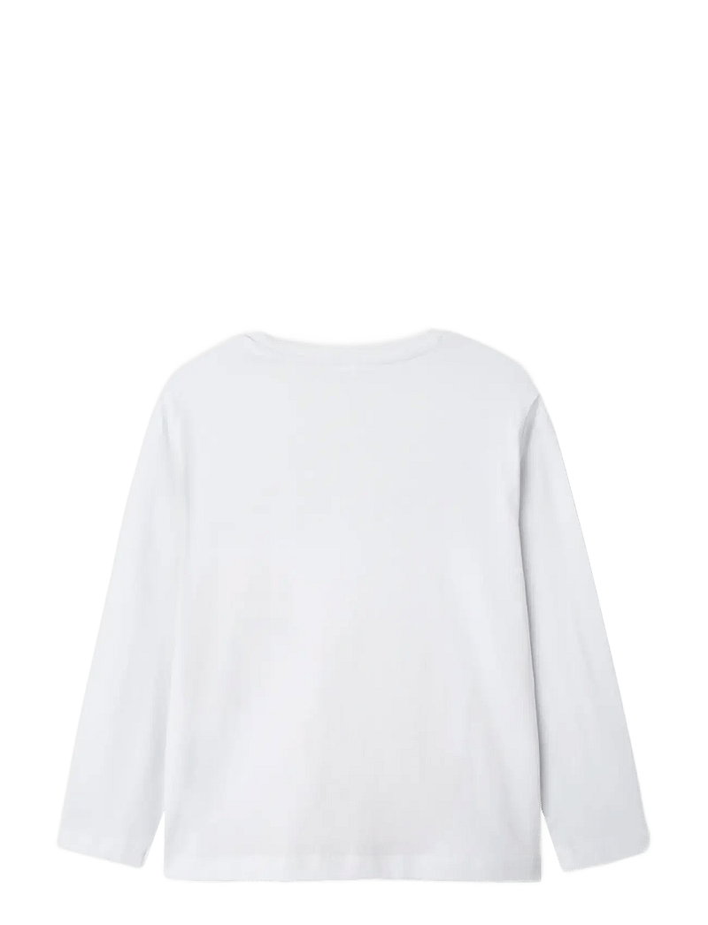 name it - NKMARK ONEPIECE LS NREG TOP BOX NOOS VDE - pikkade varrukatega t-särgid - bright white - 1