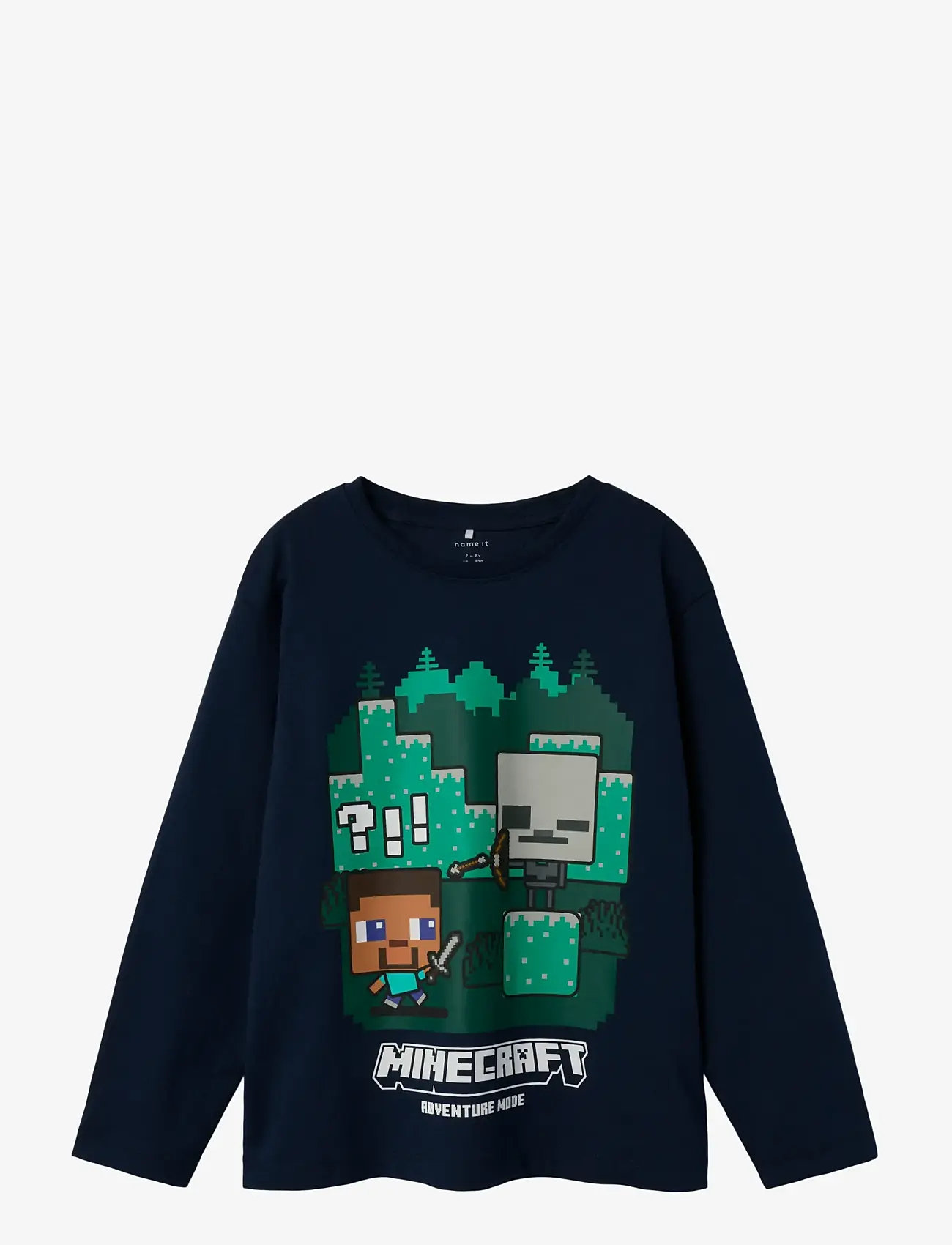 name it - NKMAC MINECRAFT LS NREG TOP BOX NOOS BFU - långärmade t-shirts - navy blazer - 1