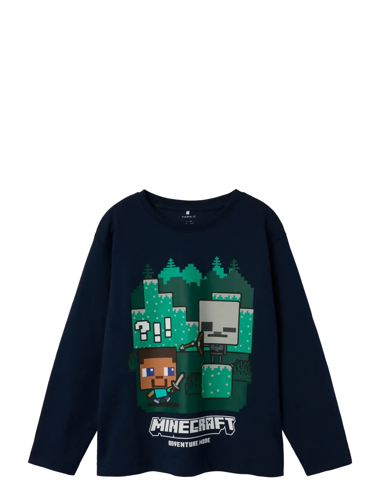 name it NKMAC MINECRAFT LS NREG TOP BOX NOOS BFU - Overdele - NAVY BLAZER / navy