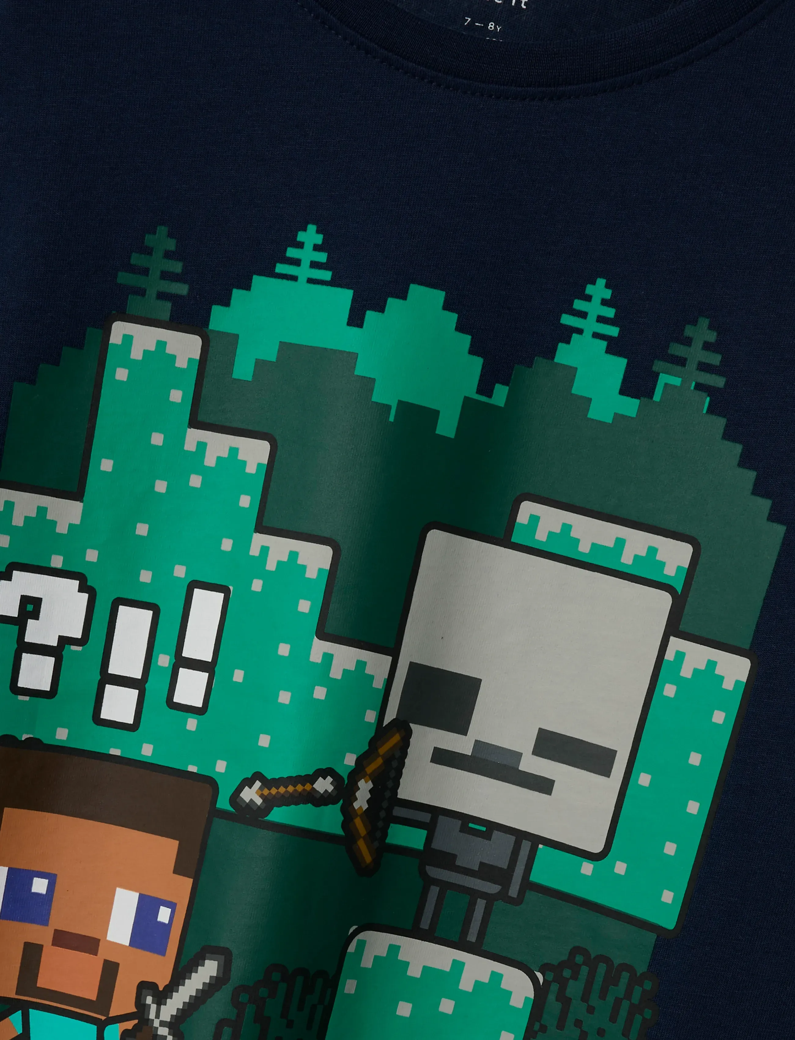 name it - NKMAC MINECRAFT LS NREG TOP BOX NOOS BFU - langärmelig - navy blazer - 3