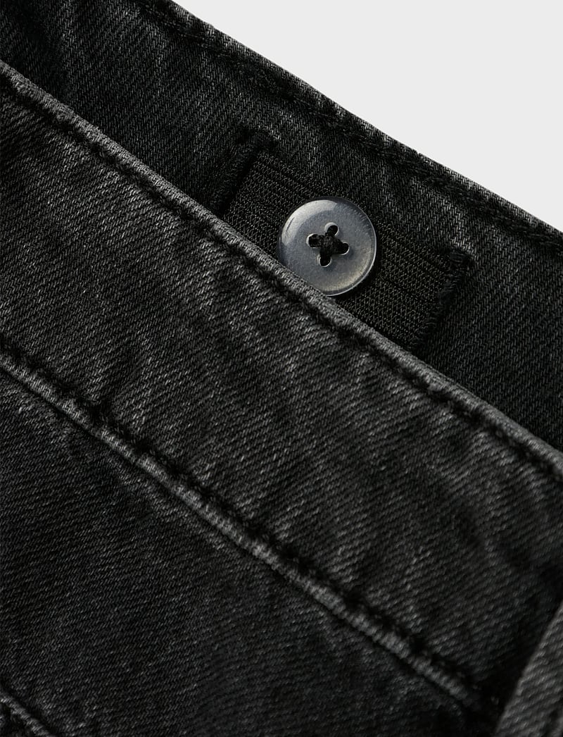 name it - NKFROSE STRAIGHT HW JEANS 9222-RM NOOS - gallabuxur - black denim - 4