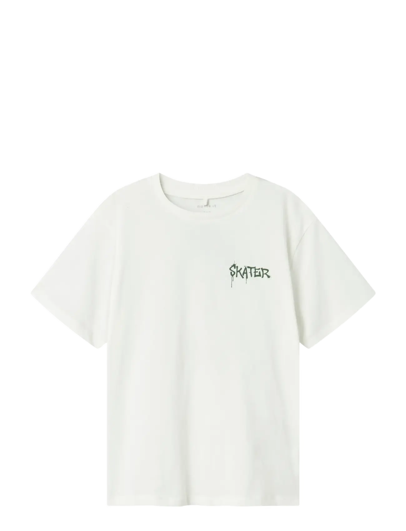name it NKMNOTTI SS NREG TOP PS NOOS - Oberteile - CLOUD DANCER / white