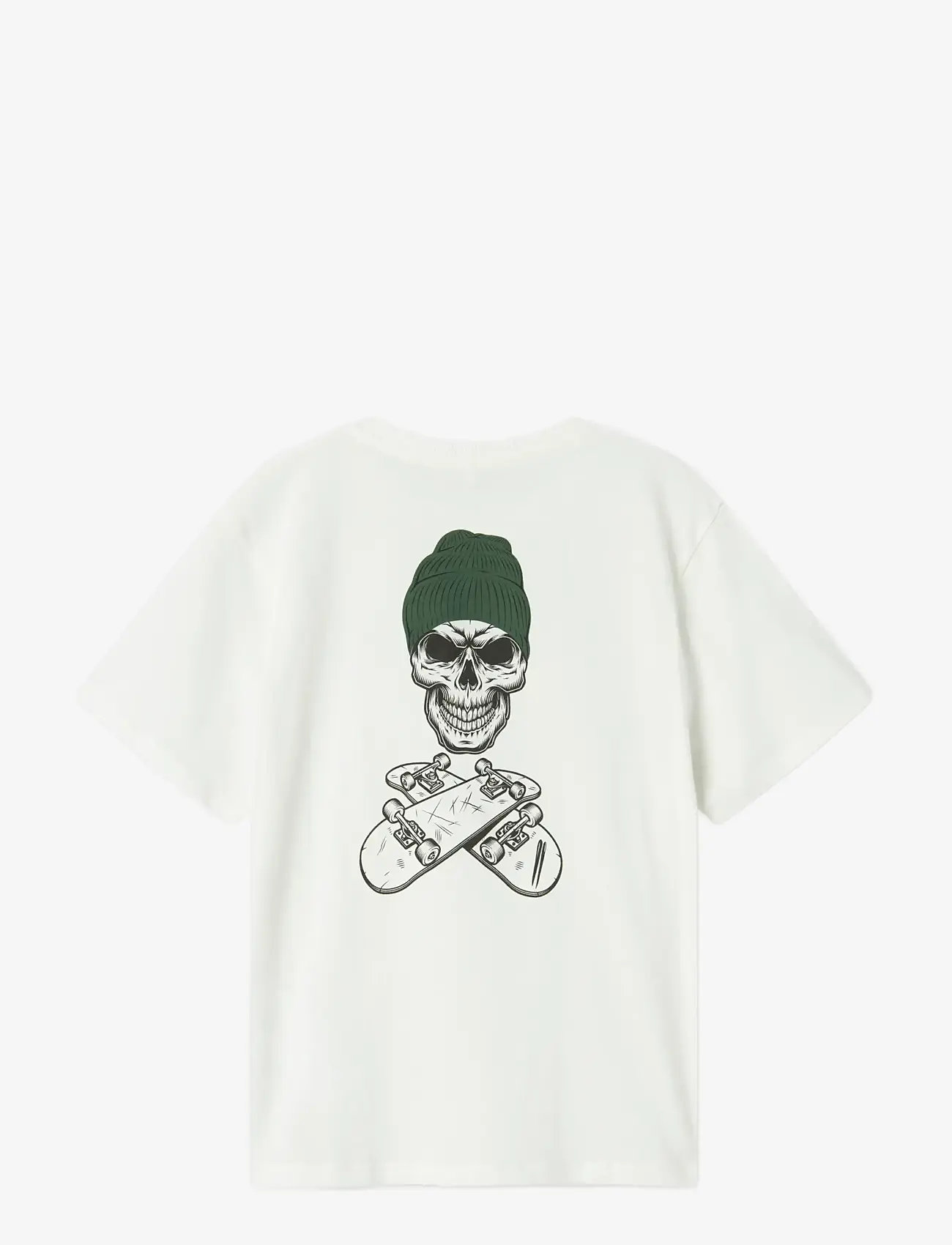 name it - NKMNOTTI SS NREG TOP PS NOOS - lyhythihaiset t-paidat - cloud dancer - 1