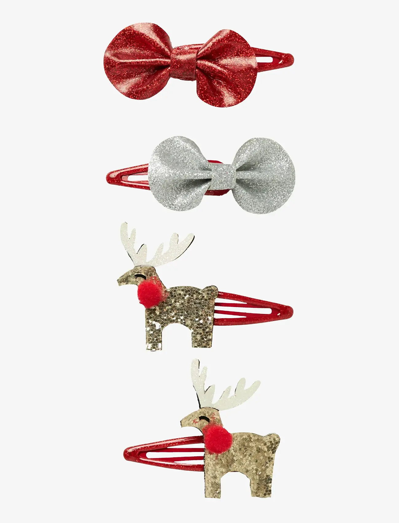 name it - NKFREINBOW 4P HAIRCLIP - hárnælur - jester red - 0