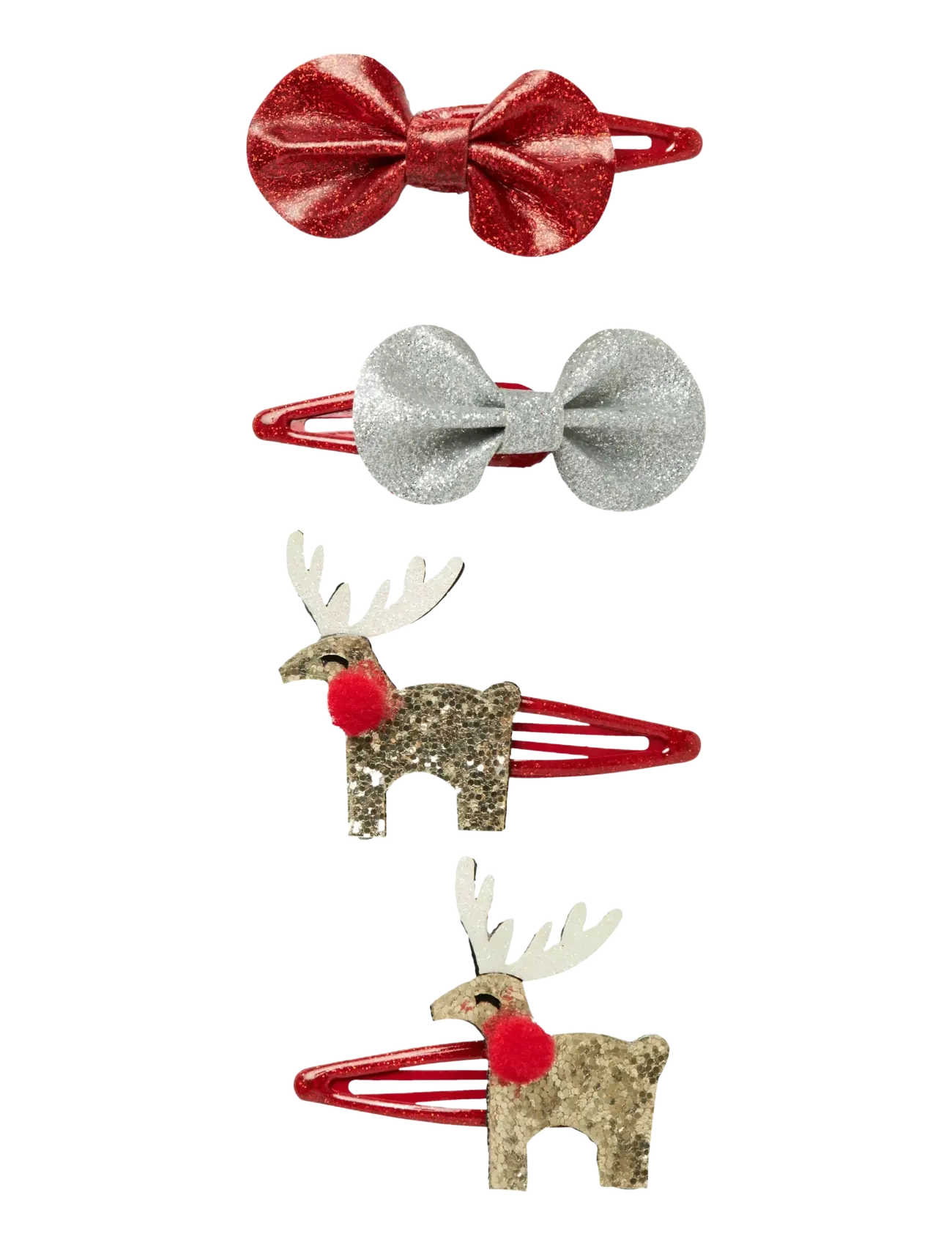 NKFREINBOW 4P HAIRCLIP - JESTER RED