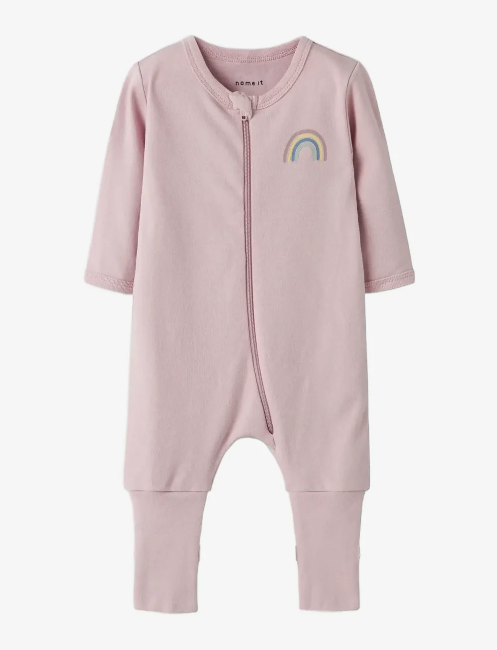 name it - NBFNIGHTSUIT 2P ZIP FF JET RAINBOW NOOS - sleeping overalls - jet stream - 3