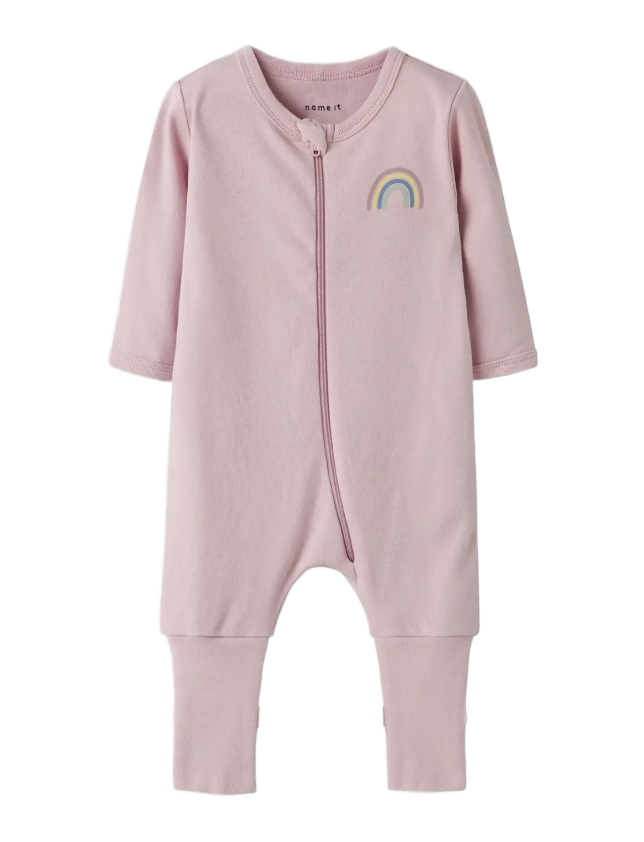 name it - NBFNIGHTSUIT 2P ZIP FF JET RAINBOW NOOS - sleeping overalls - jet stream - 3