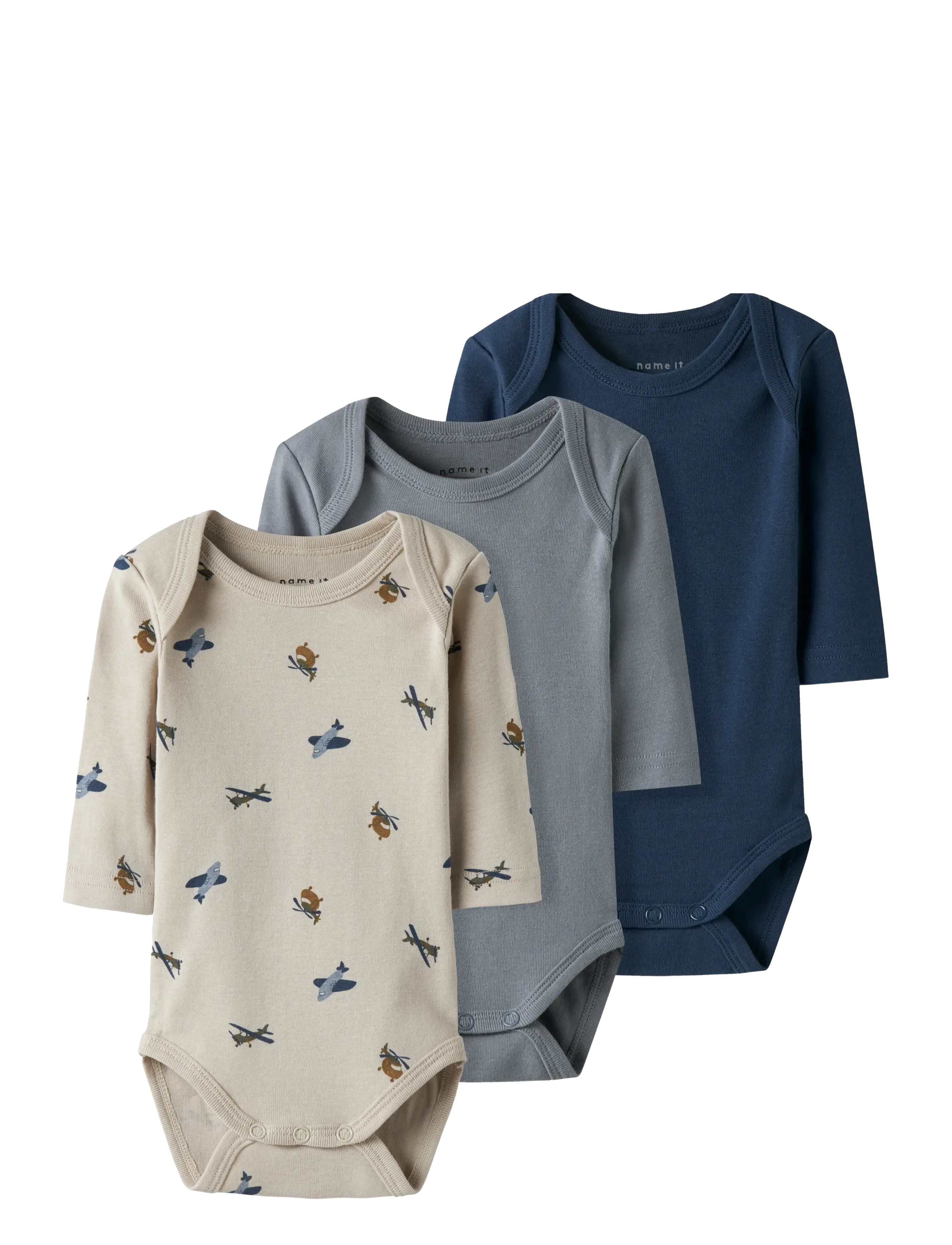 NAME IT Nbmbody 3P Ls Airplane Noos Patterned - 62 - Kinder