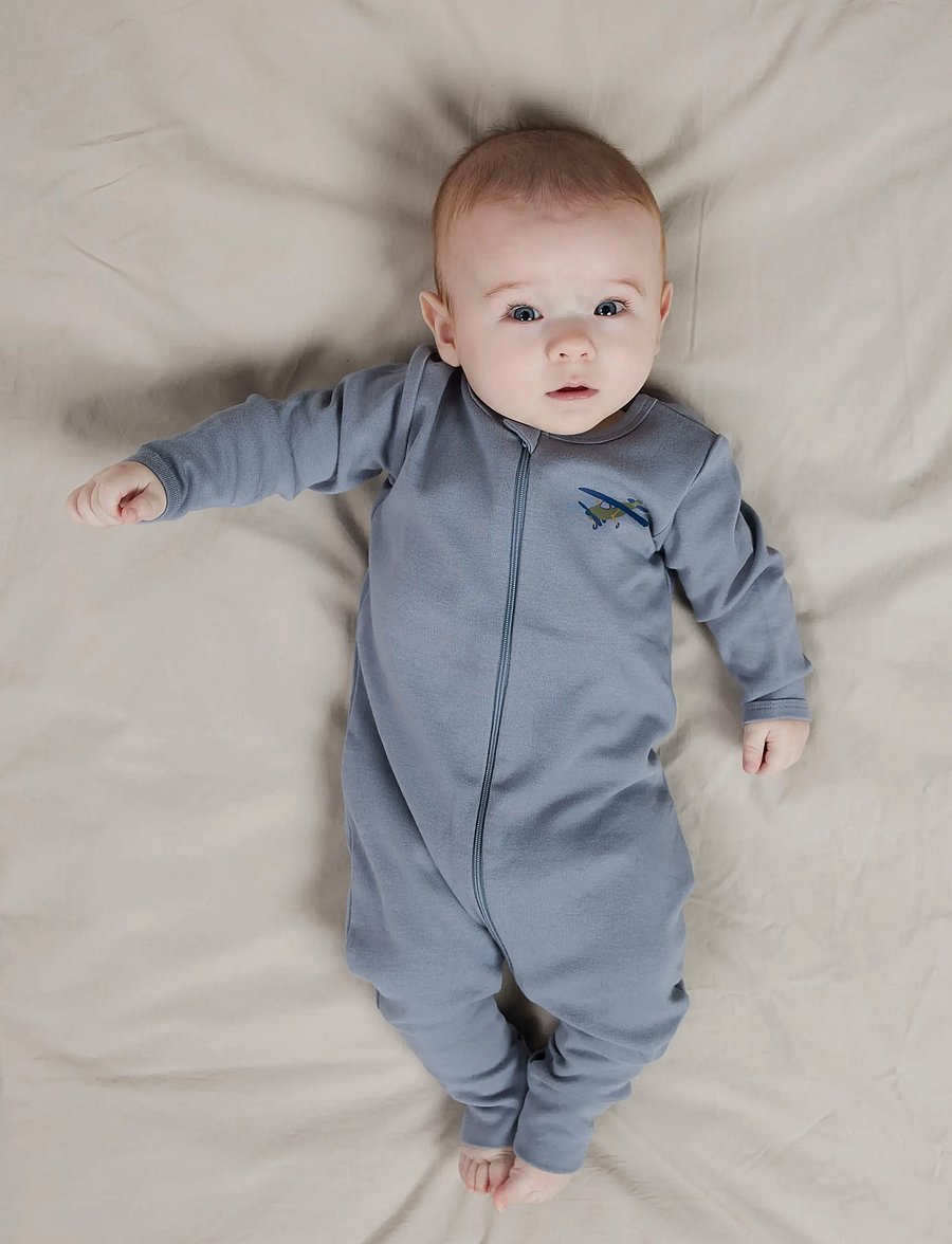 name it - NBMNIGHTSUIT 2P ZIP FF AIRPLANE NOOS - slaapoveralls - peyote - 4