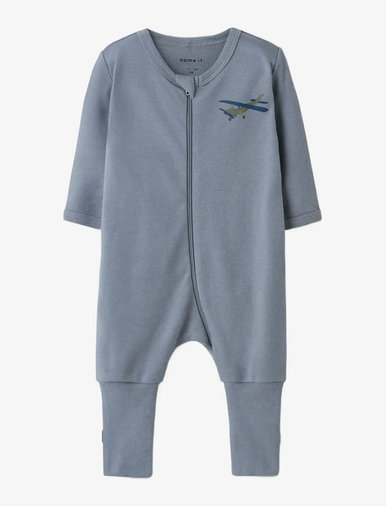 name it - NBMNIGHTSUIT 2P ZIP FF AIRPLANE NOOS - schlafoveralls - peyote - 3