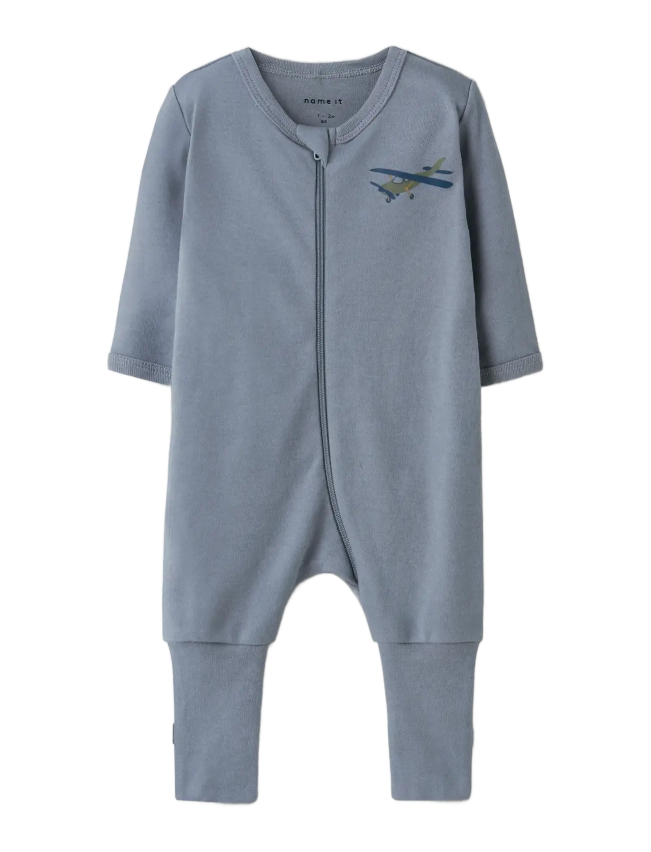 name it - NBMNIGHTSUIT 2P ZIP FF AIRPLANE NOOS - slaapoveralls - peyote - 3