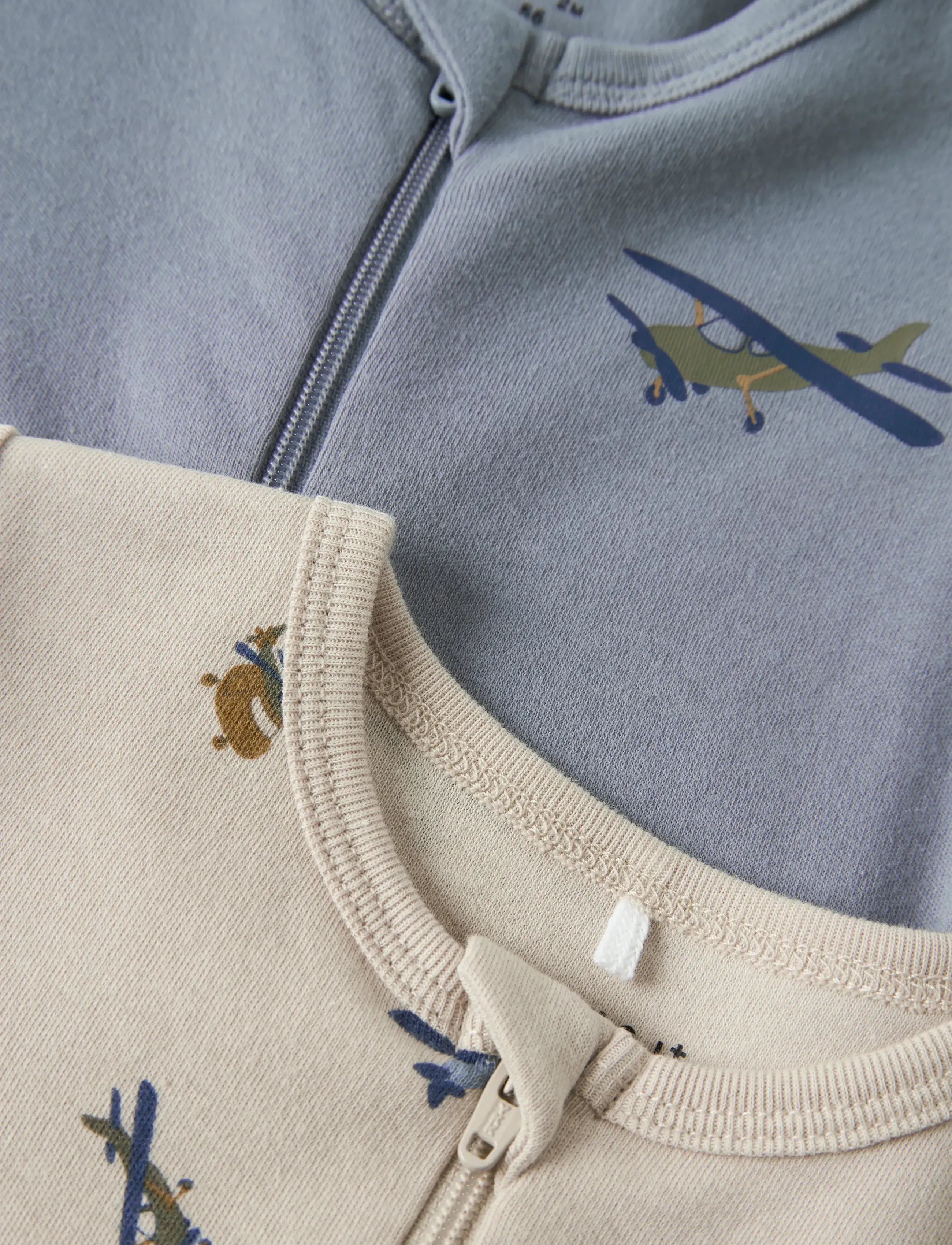 name it - NBMNIGHTSUIT 2P ZIP FF AIRPLANE NOOS - slaapoveralls - peyote - 5