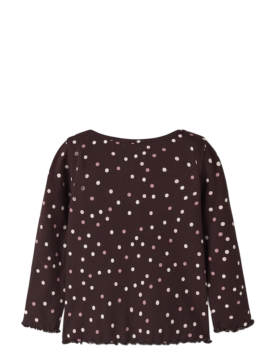 name it - NMFVEMIA LS SLIM TOP - langärmelig - chocolate plum - 1