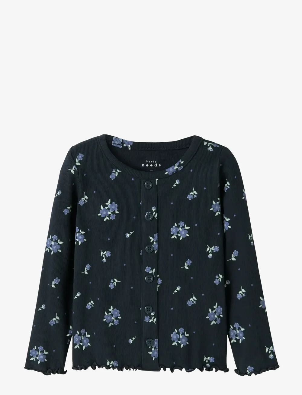 name it - NMFVEMIA LS SLIM TOP - langärmelig - navy blazer - 0