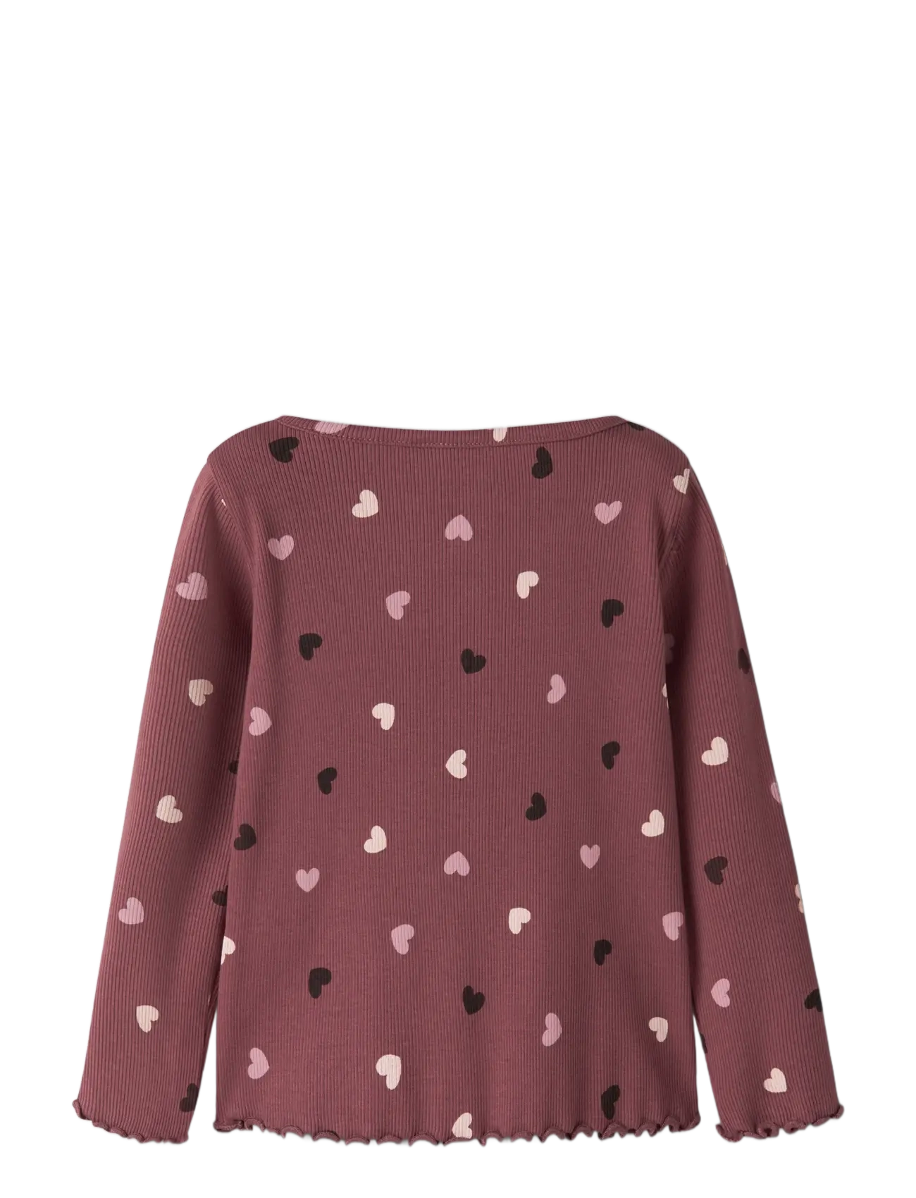 name it - NMFVEMIA LS SLIM TOP - wild ginger - 1