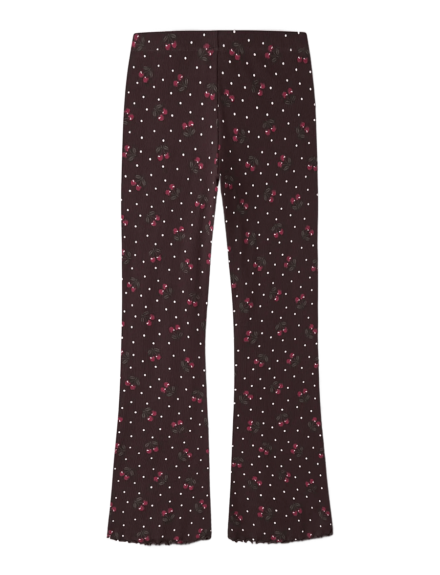 name it - NKFVEMIA PANT - retuusid - chocolate plum - 1