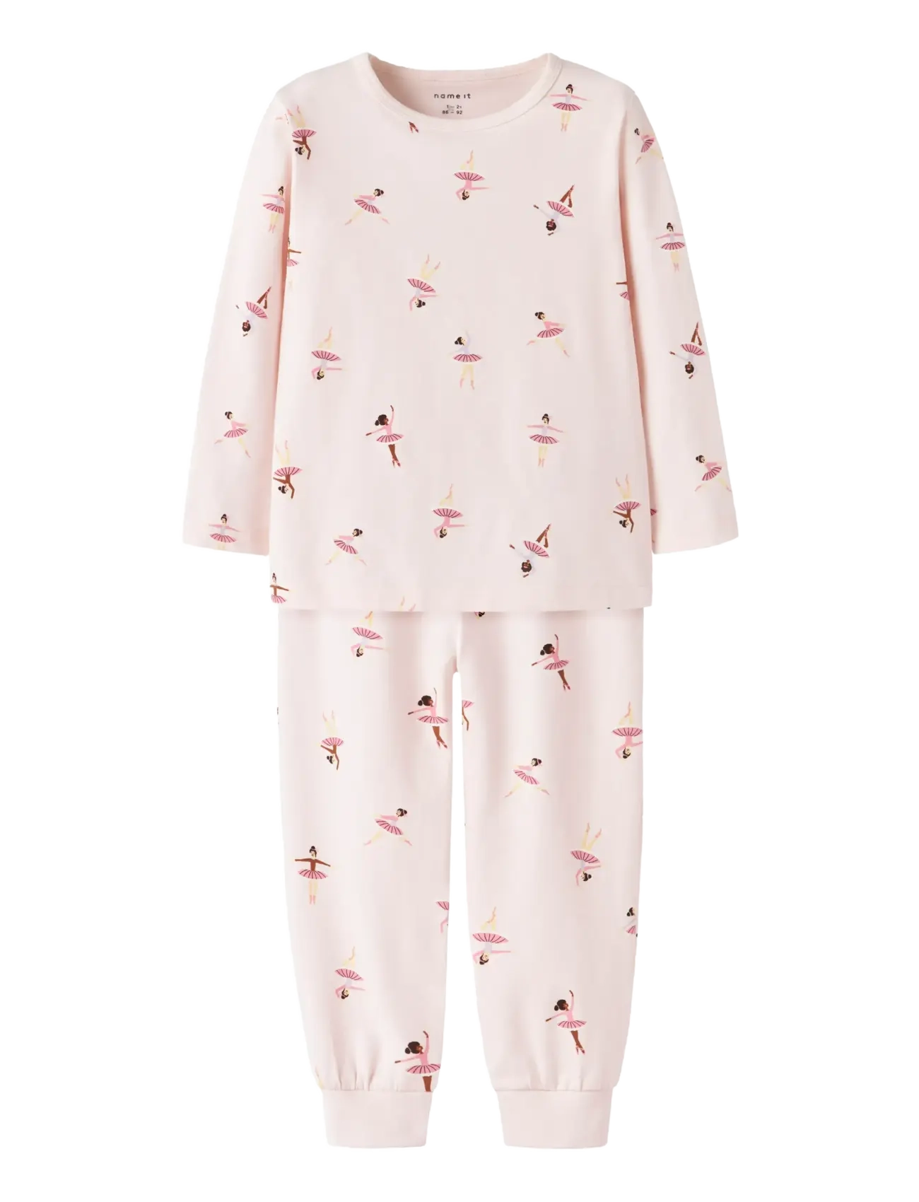 name it NMFNIGHTSET BALLARINA NOOS - Pyjamasset - PEARL / pink/rose