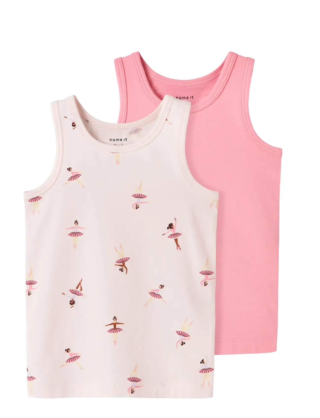 name it NMFTANK TOP 2P BALLARINA NOOS - Põhitooted - PEARL / pink/rose