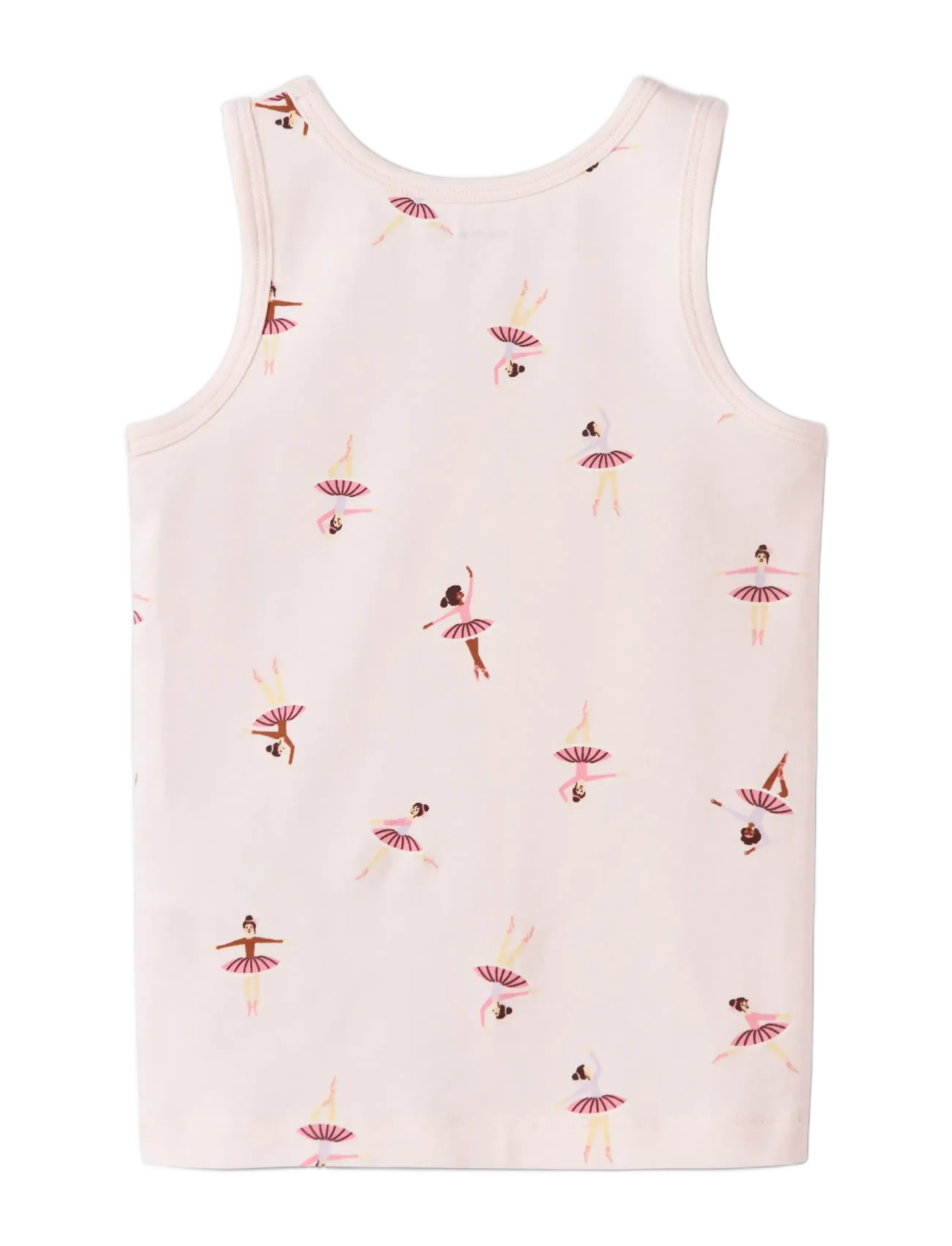 name it - NMFTANK TOP 2P BALLARINA NOOS - oberteile - pearl - 2