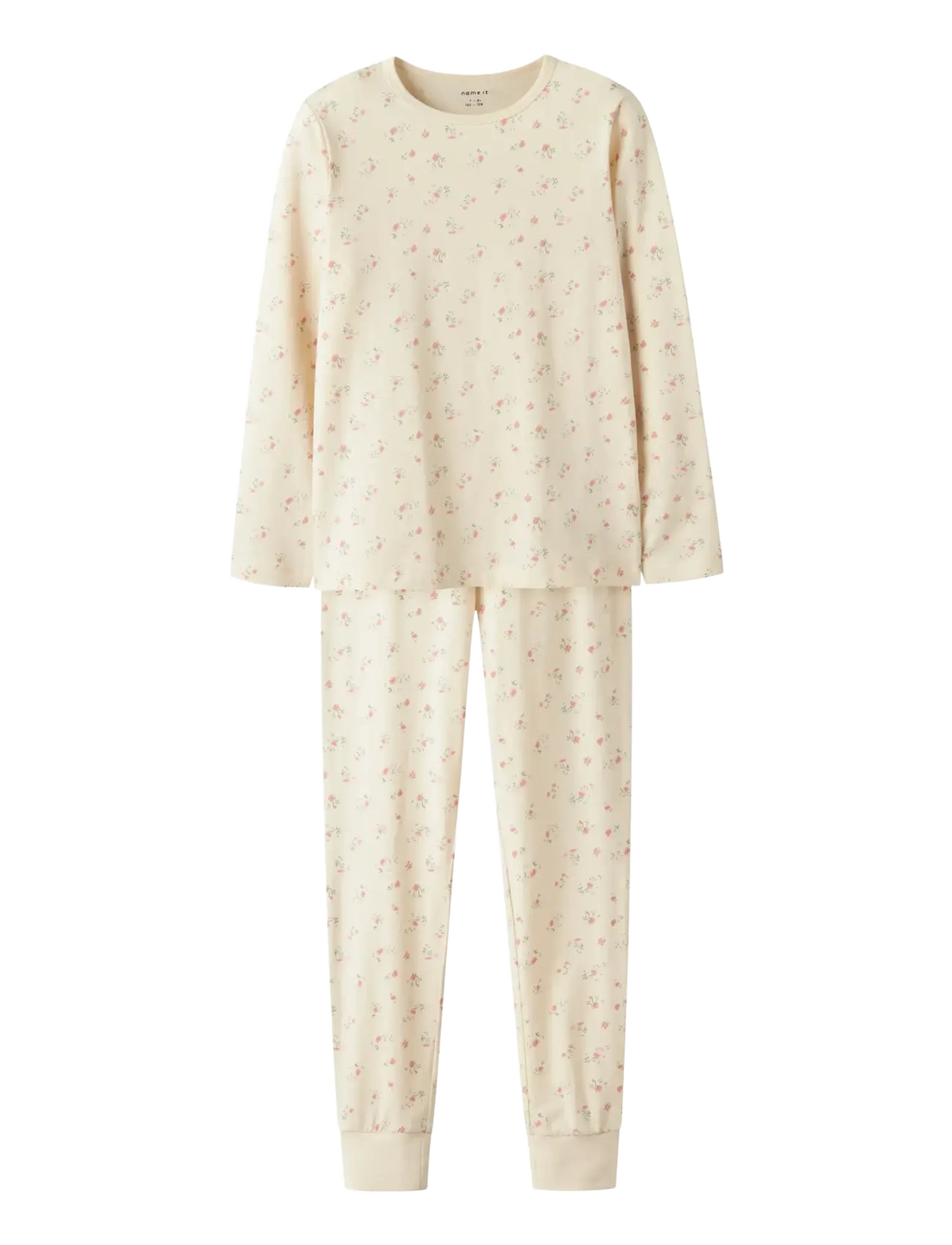 name it NKFNIGHTSET FLOWER NOOS - Pyjamasset - TURTLEDOVE / cream