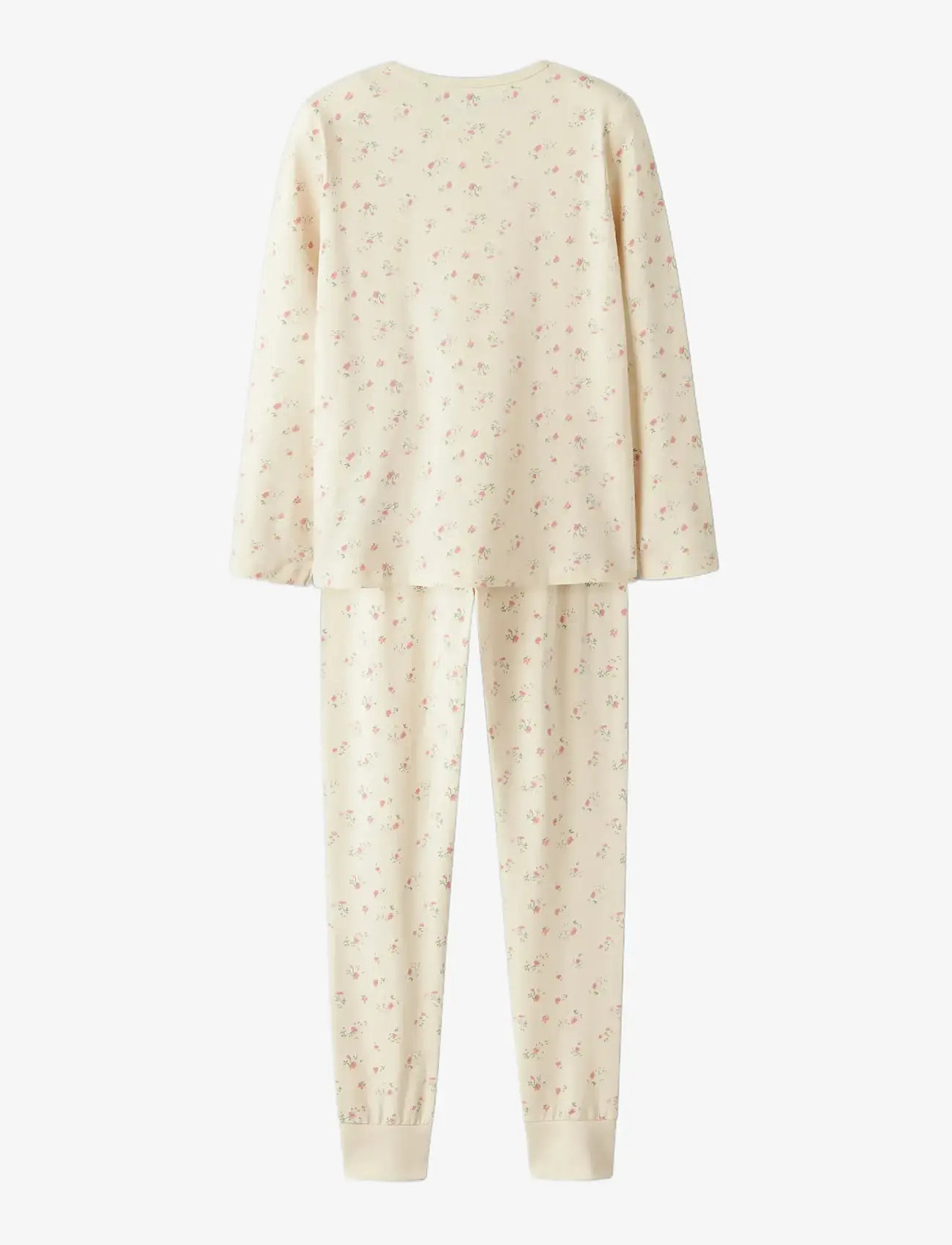 name it - NKFNIGHTSET FLOWER NOOS - pyjamassæt - turtledove - 2