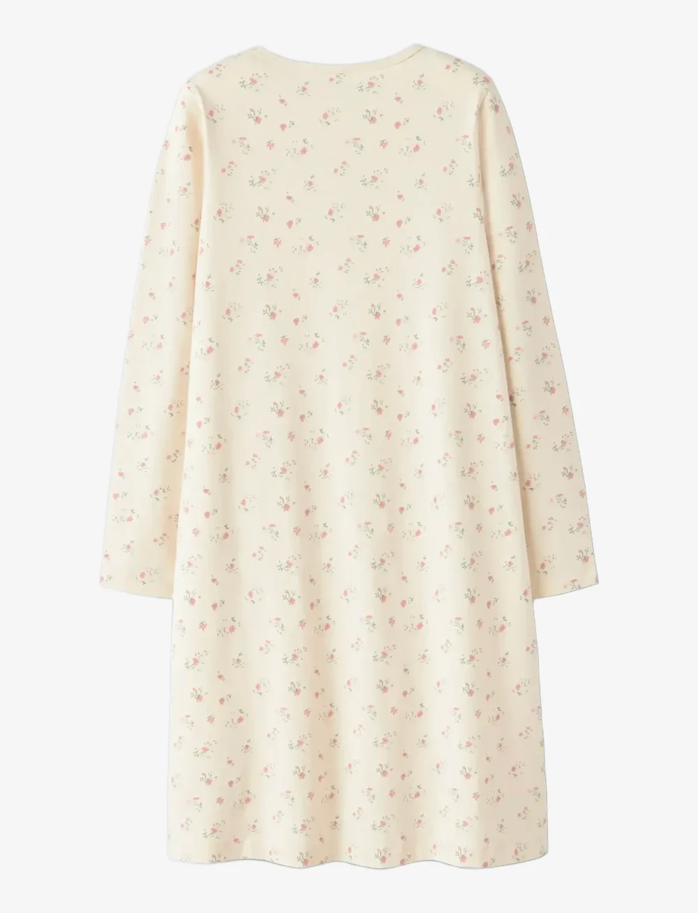 name it - NKFNIGHTGOWN FLOWER NOOS - náttkjólar - turtledove - 2