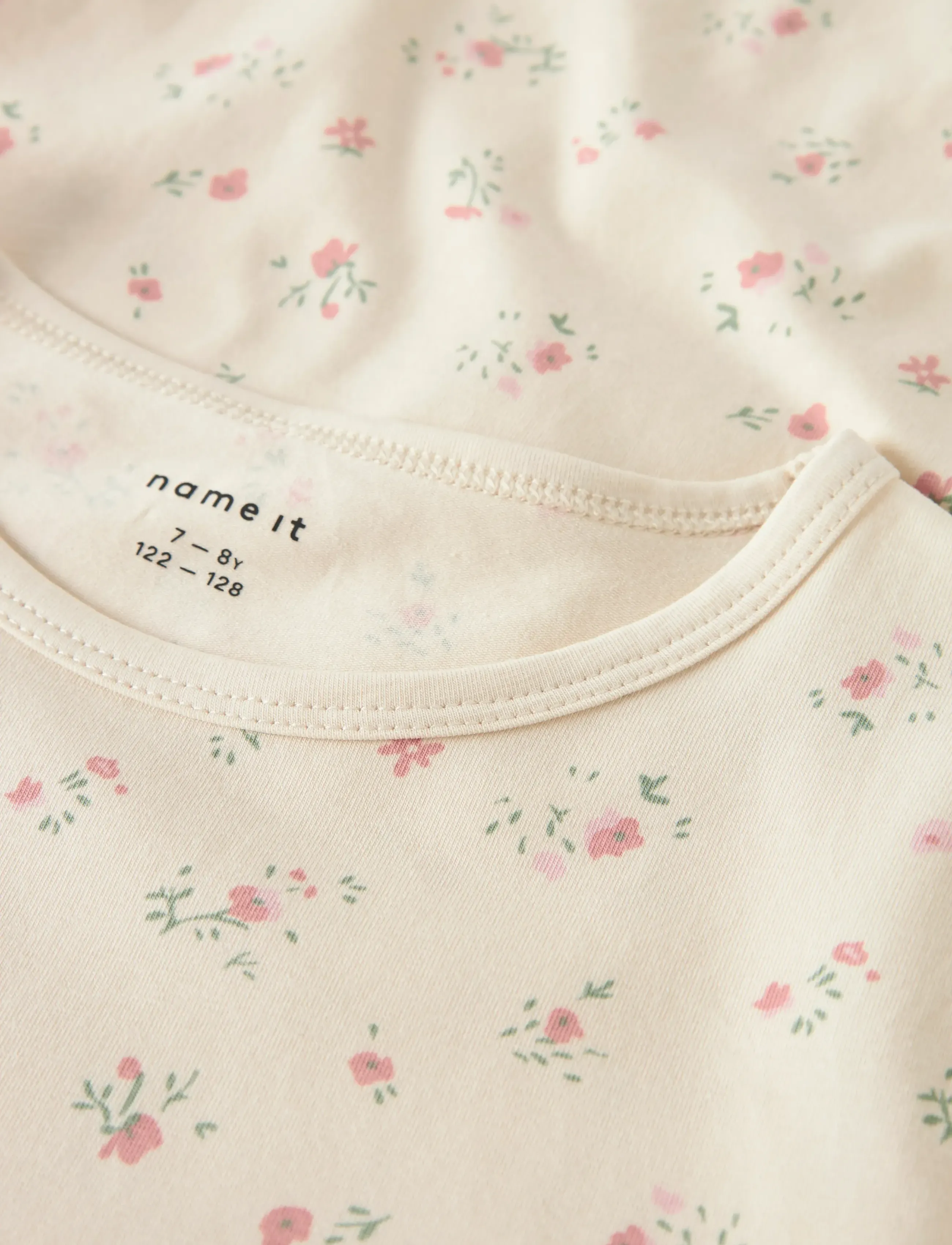 name it - NKFNIGHTGOWN FLOWER NOOS - nachthemd - turtledove - 4