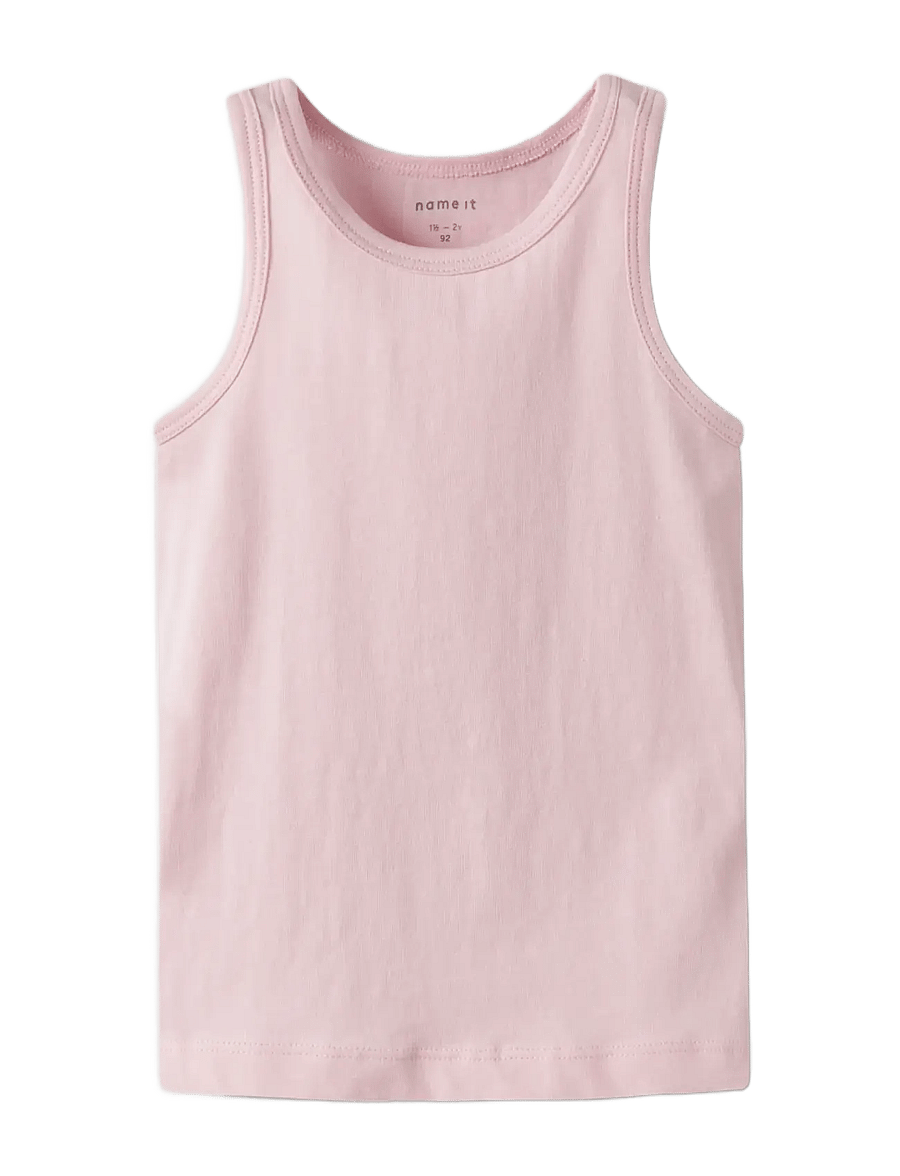 name it - NMFTANK TOP 2P FLOWER NOOS - linnen - turtledove - 2