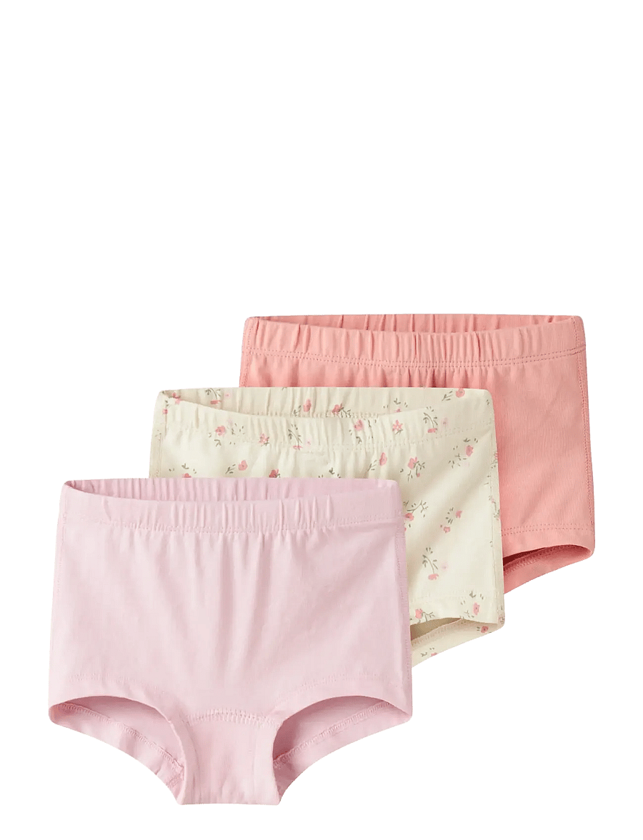 name it - NMFTIGHTS 3P FLOWER NOOS - slips - turtledove - 0