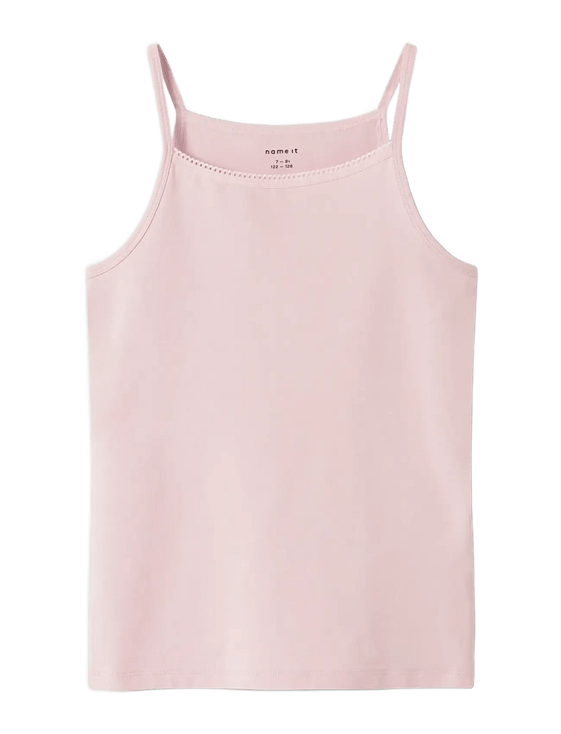 name it - NKFSTRAP TOP 2P FLOWER NOOS - Ærmeløs undertrøje - turtledove - 2