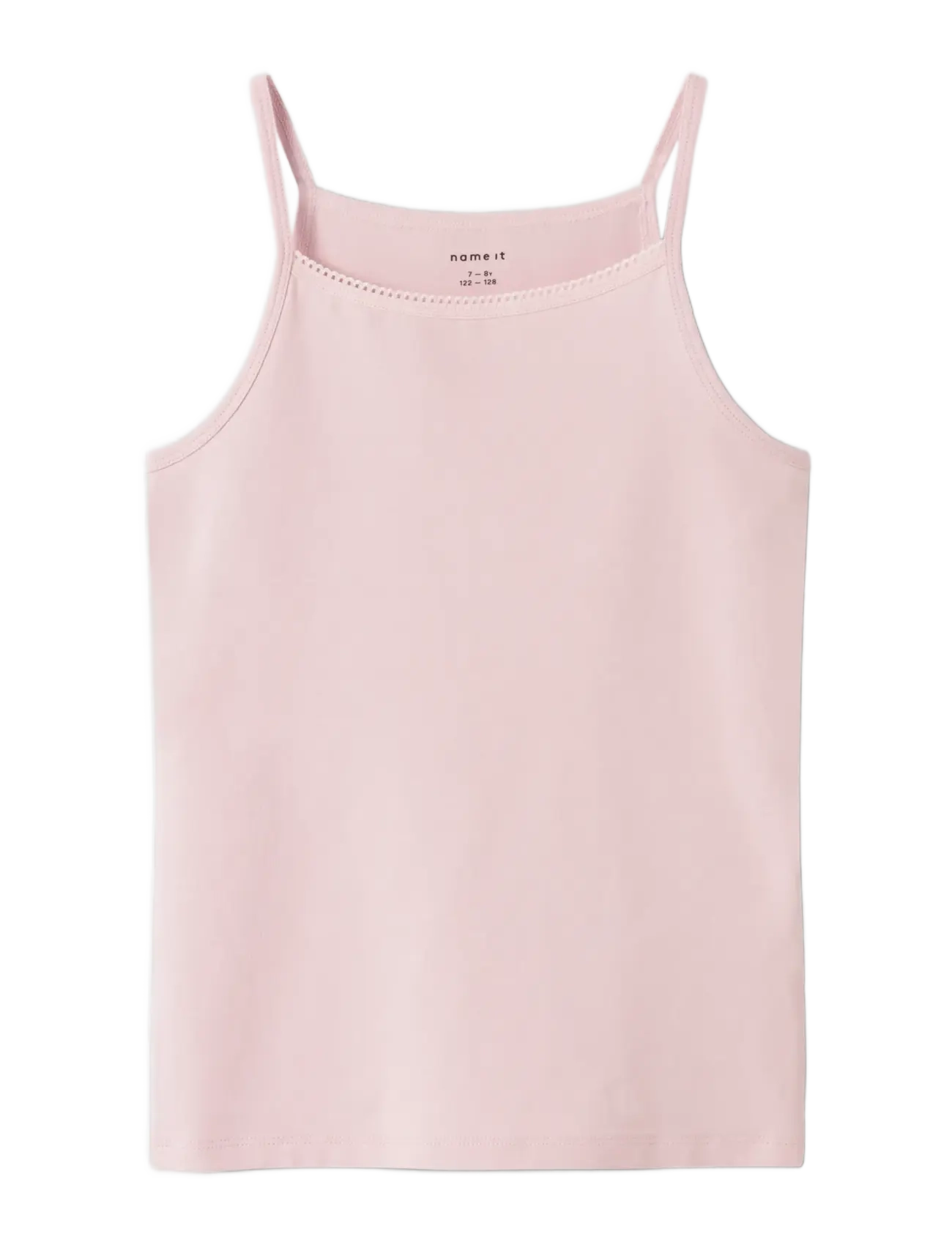 name it - NKFSTRAP TOP 2P FLOWER NOOS - tanktops - turtledove - 2