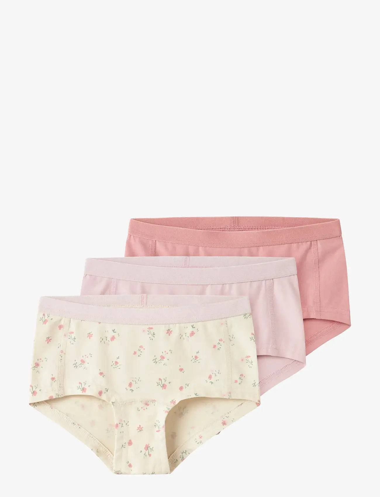 name it - NKFHIPSTER 3P FLOWER NOOS - underdele - turtledove - 0