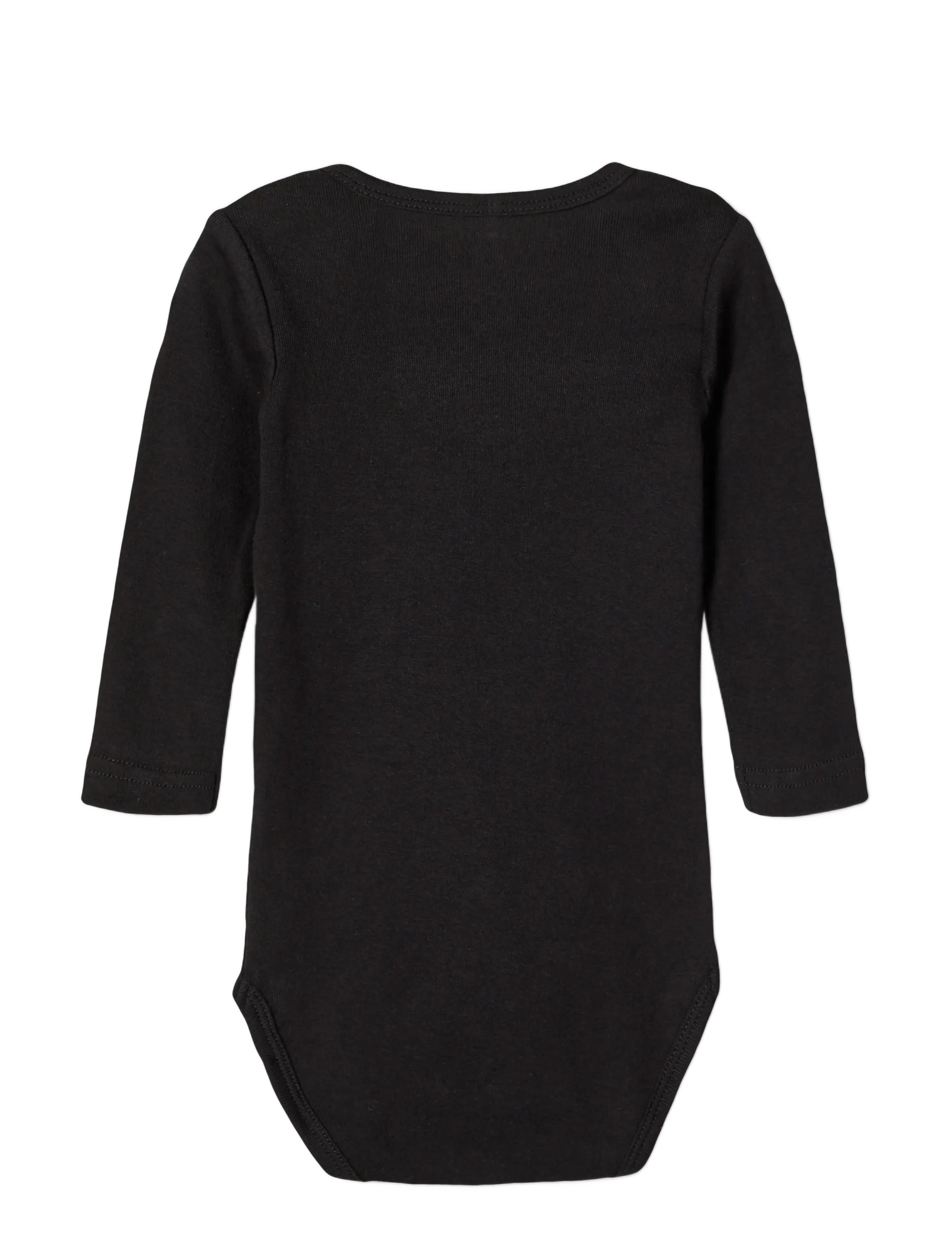 name it - NBNBODY 3P LS SOLID NOOS - long-sleeved - black - 1
