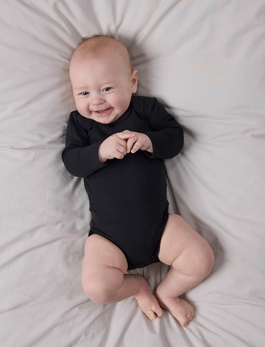 name it - NBNBODY 3P LS SOLID NOOS - multipack bodies - black - 3