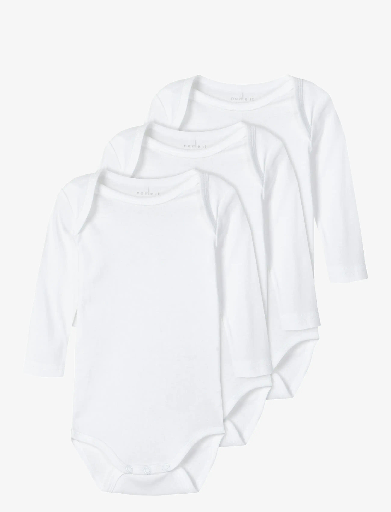name it - NBNBODY 3P LS SOLID NOOS - die niedrigsten preise - bright white - 0