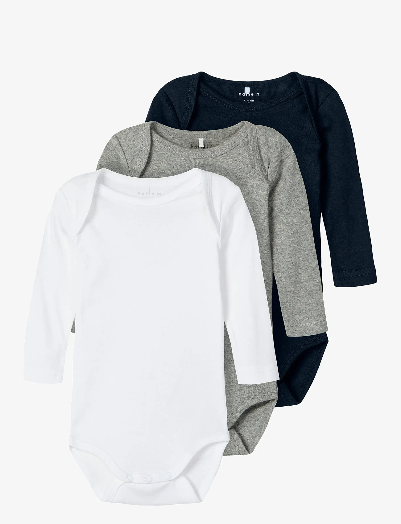 name it - NBNBODY 3P LS SOLID NOOS - laveste priser - dark sapphire - 0