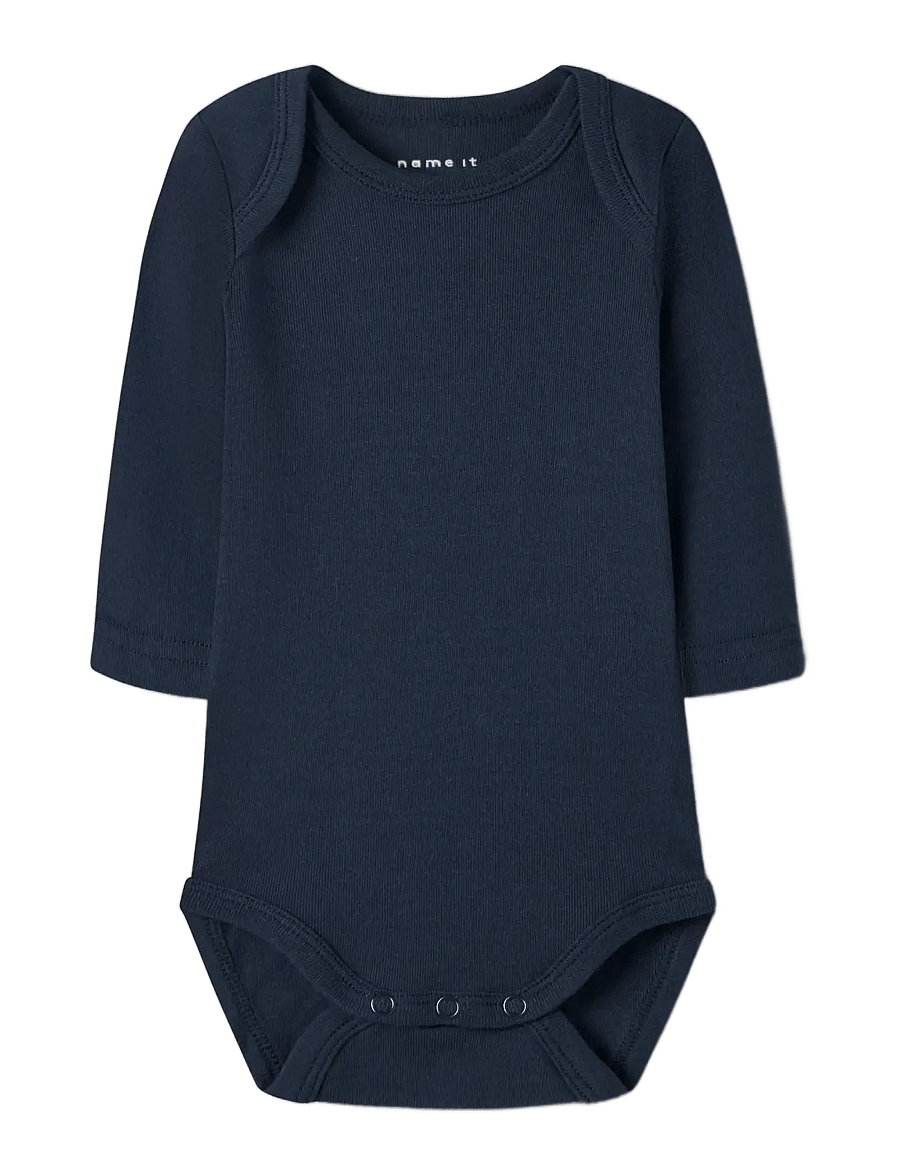 name it - NBNBODY 3P LS SOLID NOOS - bodide multipakk - dark sapphire - 2