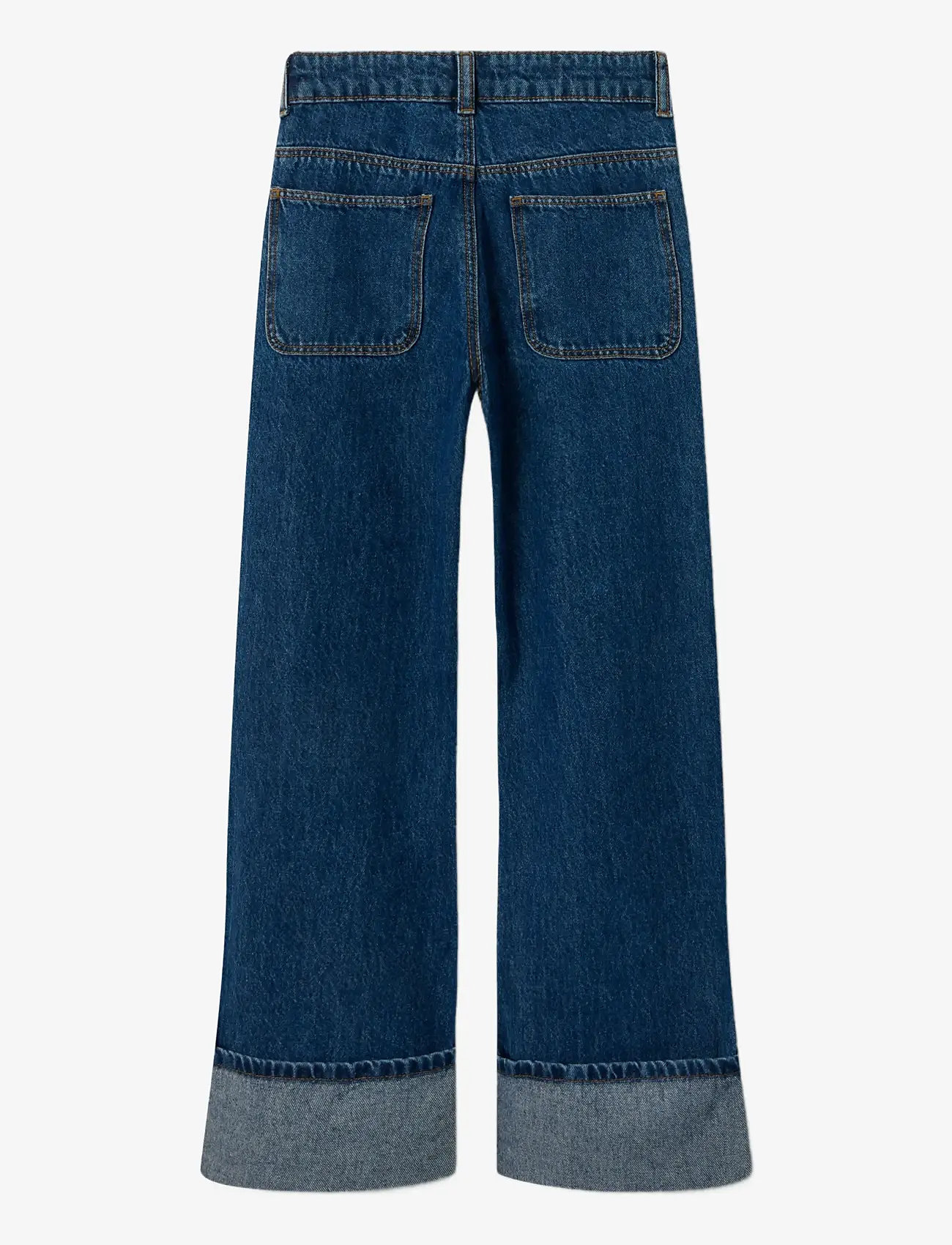 name it - NKFROSE WIDE JEANS 1030-RM BTS - platūs džinsai - dark blue denim - 2