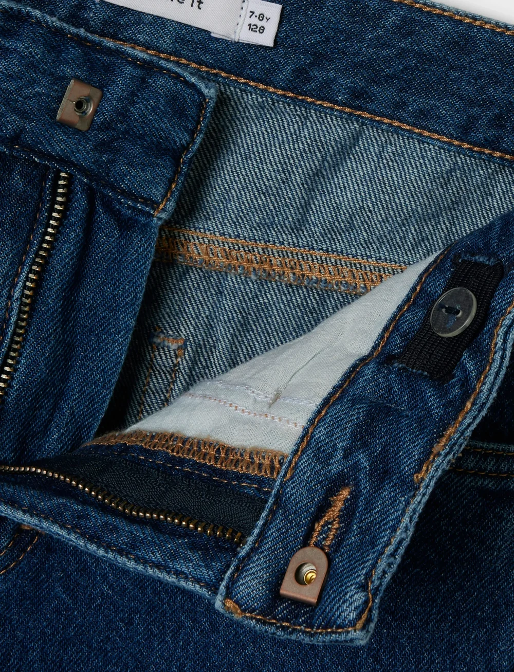 name it - NKMRYAN STRAIGHT JEANS 1030-RM BTS - regular jeans - dark blue denim - 4