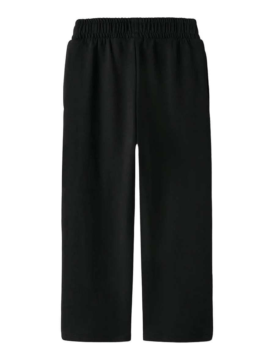 name it - NKMMALLO STRAIGHT SWEAT PANT UNB NOOS - dressipüksid - black - 2